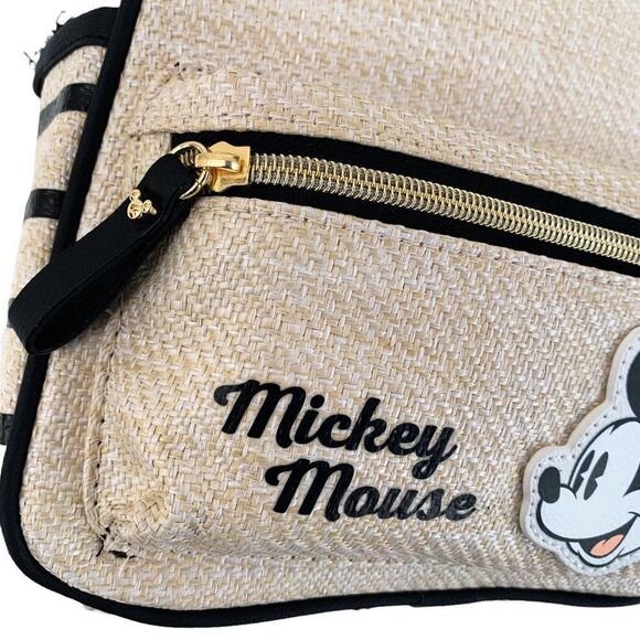 Disney x Primark Mickey Mouse Woven Backpack – Beige – Limited Edition – NWT - Picture 8 of 13